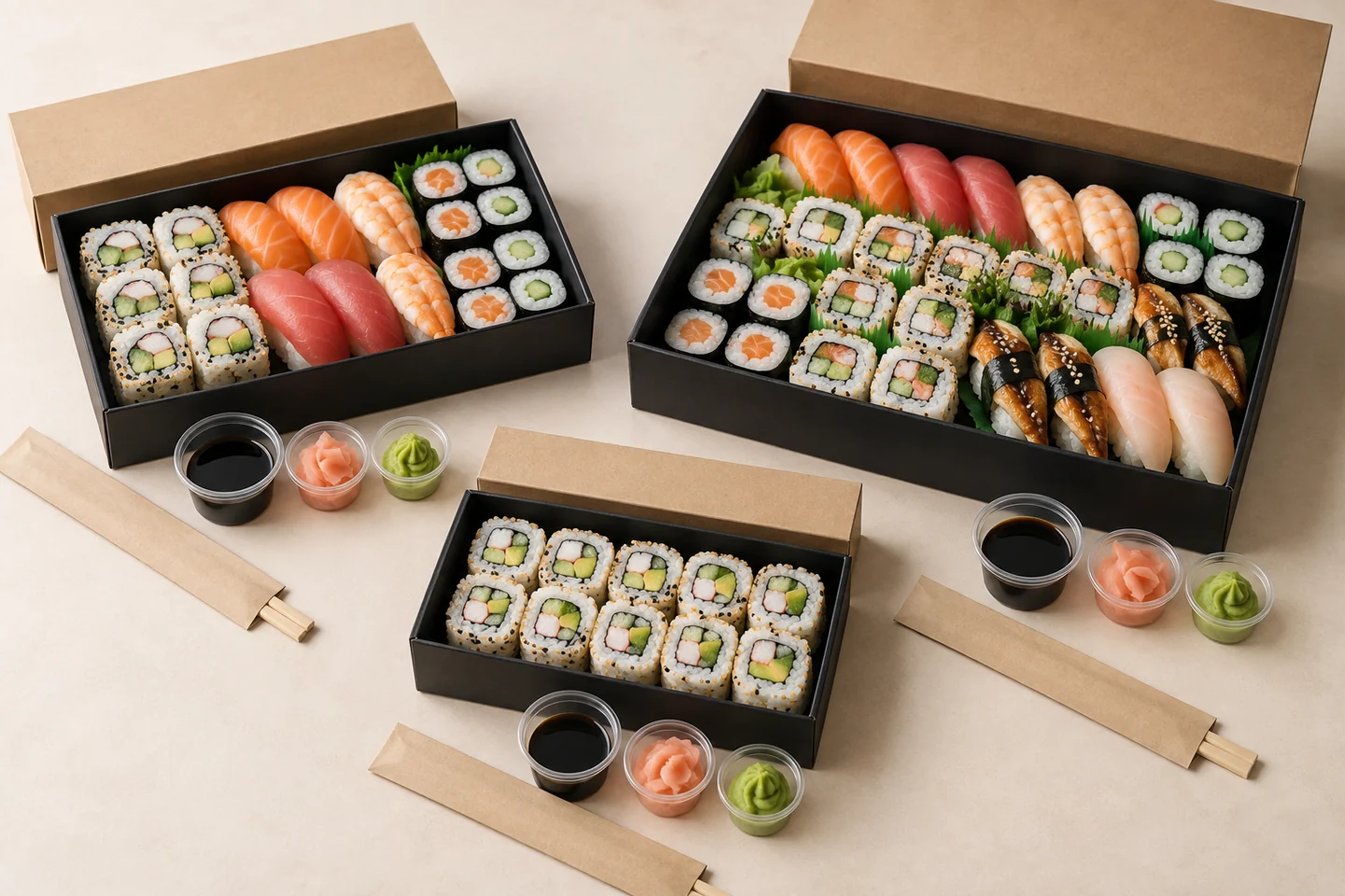 Sushi Kyoto · Sushi sunumu
